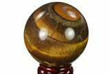 Polished Tiger's Eye Sphere #143255-1